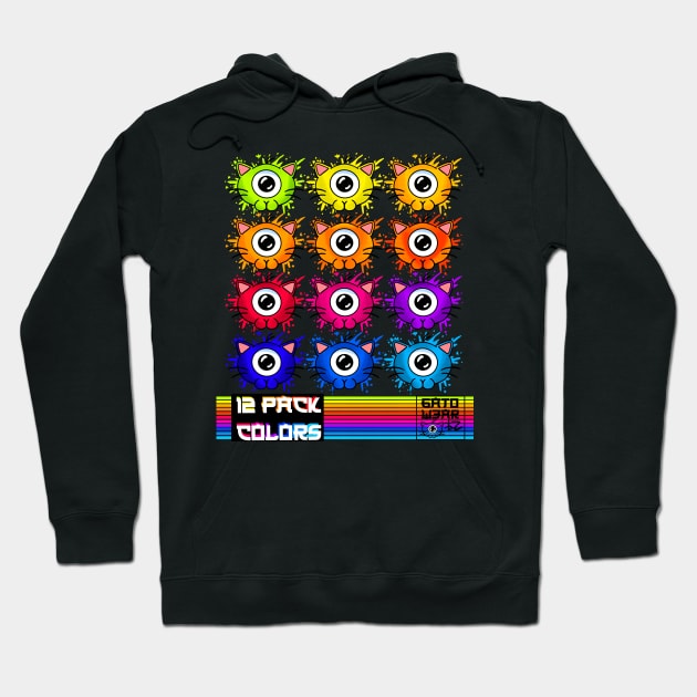 12 Pack 6AT0 Color pack Hoodie by 6AT0W3AR